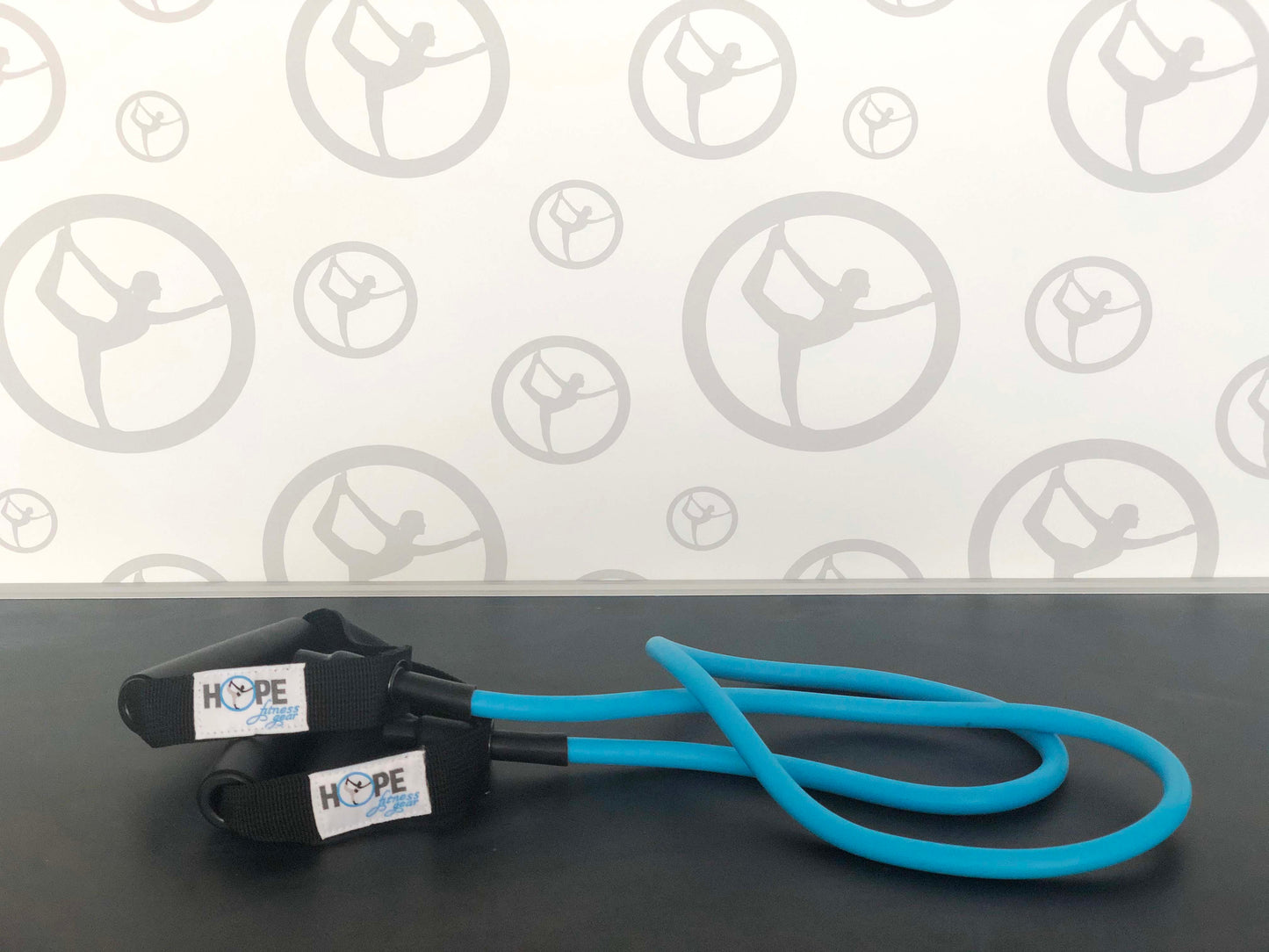 Resistance Tube Bands with Handles Attached
