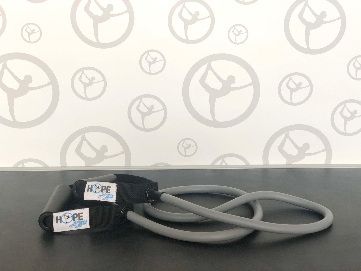 Resistance Tube Bands with Handles Attached