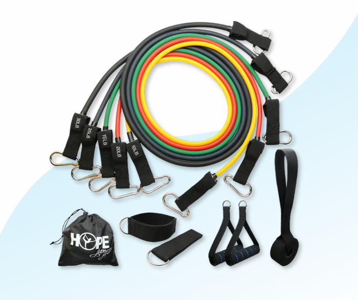 Resistance Tube Bands Full Set | NEW
