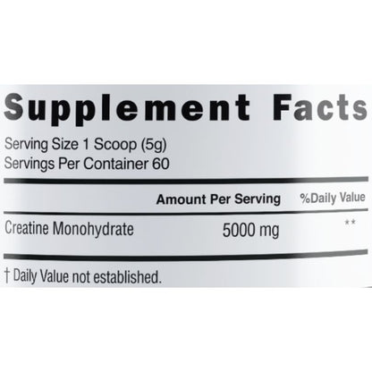 Pure Creatine Monohydrate (Unflavored)