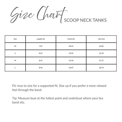 Scoop Neck Tank