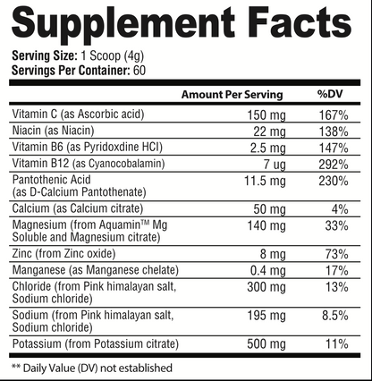 Hydration Formula (Fruit Punch Flavor)